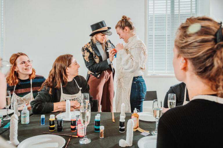 Workshop uitleg - Workshop lol - Creatief bezig - Vrienden gezelligheid - Samen op stap